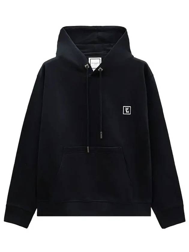 Back Logo Cotton Hoodie Black - WOOYOUNGMI - BALAAN 5