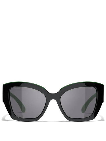 Chanel CH6058 Black & Green - CHANEL - BALAAN 1