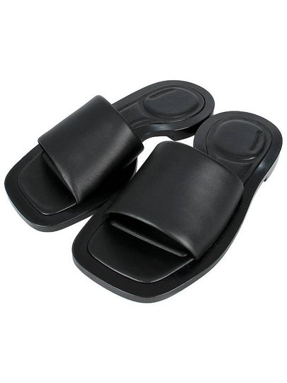 Void Leather Slippers Black - BALENCIAGA - BALAAN 2