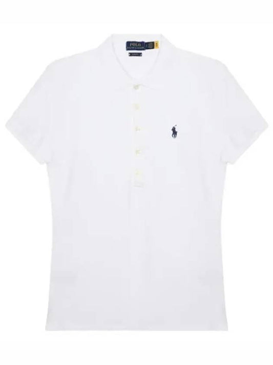 Short sleeve Tshirt, pony logo embroidery, stretch cotton collar - POLO RALPH LAUREN - BALAAN 1