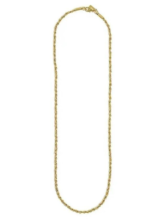 24SS Rope Chain Necklace Gold ROPE CHAIN ​​Other 1014507 - CRYSTAL HAZE - BALAAN 1