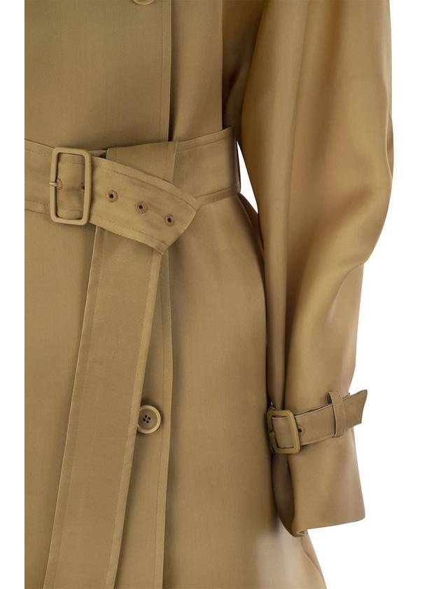 Max Mara Coats Leather Brown - MAX MARA - BALAAN 3