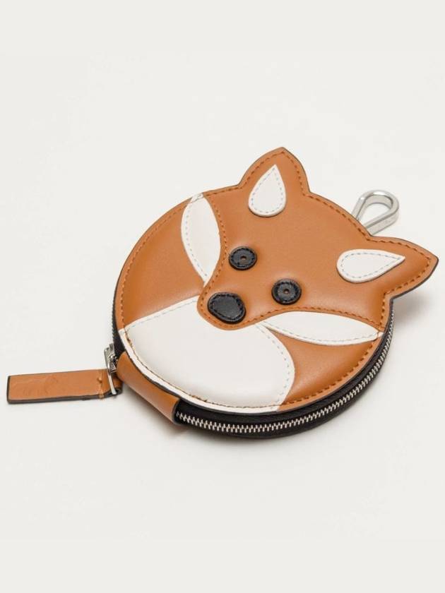 Fox Head Leather Coinpulse Coin Purse - MAISON KITSUNE - BALAAN 3