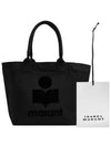 Small Yenky Logo Tote Bag Black - ISABEL MARANT - BALAAN 10