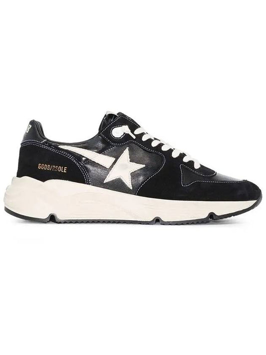 Running Sole Leather Low Top Sneakers Black - GOLDEN GOOSE - BALAAN 2