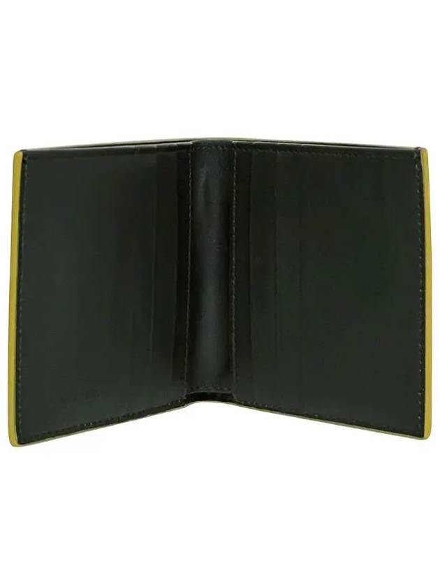 Slim Intrecciato Bi-Fold Wallet Black Parakeet - BOTTEGA VENETA - BALAAN 5