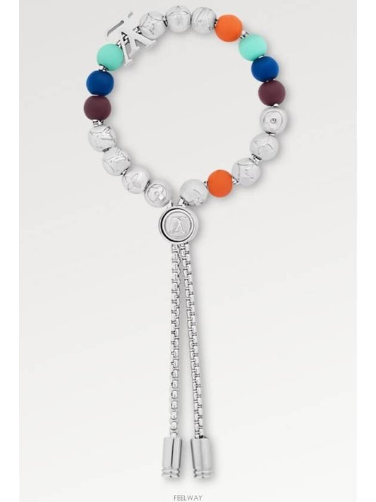 Monogram Beads Bracelet Silver - LOUIS VUITTON - BALAAN 2