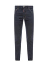 Icon Logo Cool Guy Skinny Jeans Navy Blue - DSQUARED2 - BALAAN 2