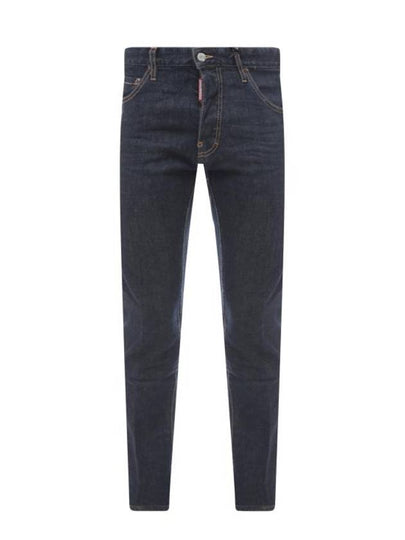 Icon Logo Cool Guy Skinny Jeans Navy Blue - DSQUARED2 - BALAAN 2