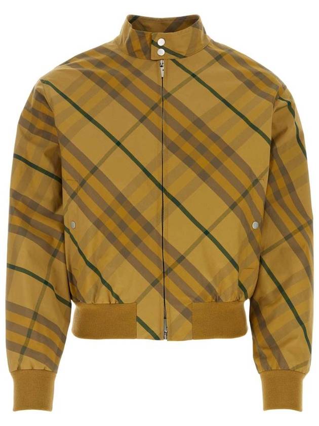 Check Bomber Jacket Yellow - BURBERRY - BALAAN 2