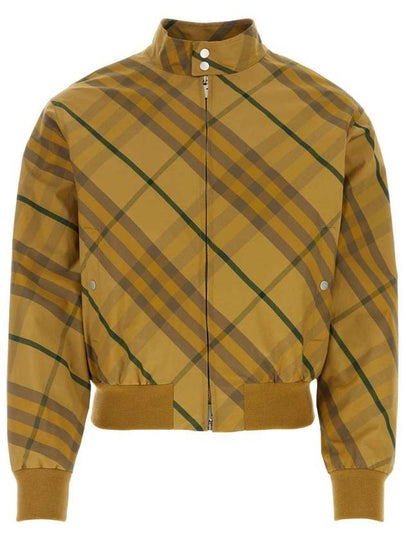 Check Bomber Jacket Yellow - BURBERRY - BALAAN 2