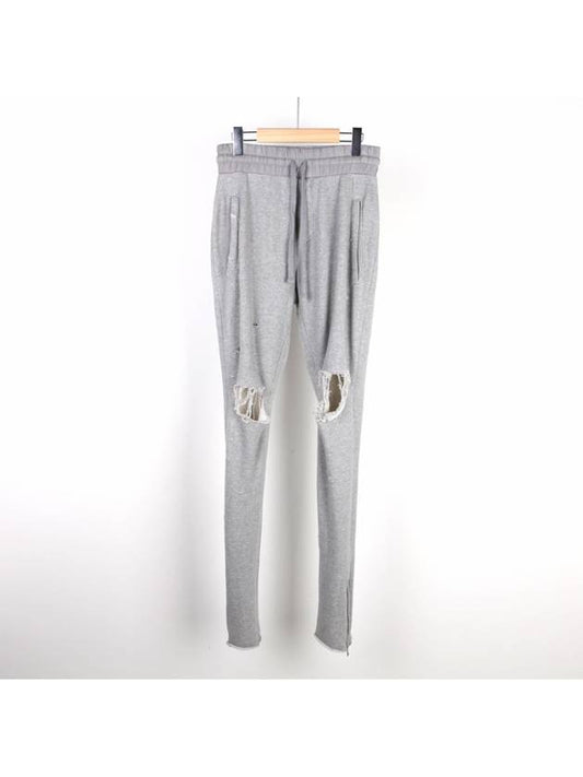 Destroyed Training Pants Gray MSP01 - AMIRI - BALAAN 1