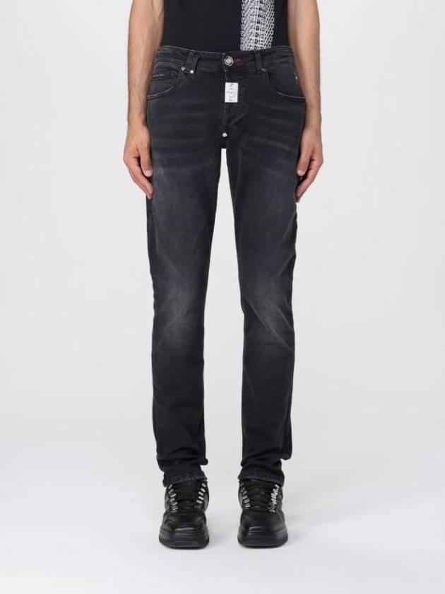 Denim Straight Pants FACCMDT3556PDE004N 02NC Denim - PHILIPP PLEIN - BALAAN 1