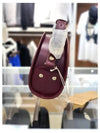 Demi Lune Mini Half Moon Cross Bag Burgundy - A.P.C. - BALAAN 4