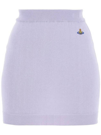 Logo Bea Mini H Line Skirt Purple - VIVIENNE WESTWOOD - BALAAN 2