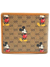 Women s Gucci 602547 Disney x Mini GG Supreme Canvas Mickey Mouse Half Wallet gt Gangbuk used luxury goods - GUCCI - BALAAN 5