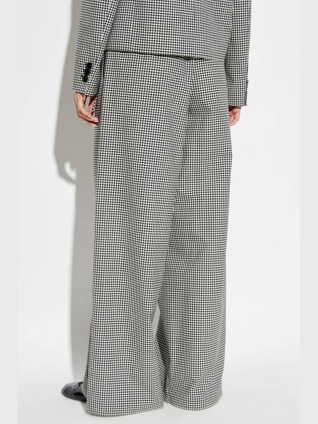 Marni Loose-fitting Trousers With Check Pattern, Women's, Black - MARNI - BALAAN 4