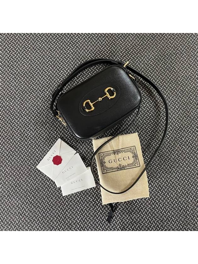 Horsebit 1955 Small Shoulder Bag Black - GUCCI - BALAAN 2