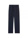 Gadd Wool Straight Pants Navy - LORO PIANA - BALAAN 1