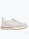 Thom Women Browne Nylon Tech Runner Low Top Sneakers Grey White - THOM BROWNE - BALAAN 2