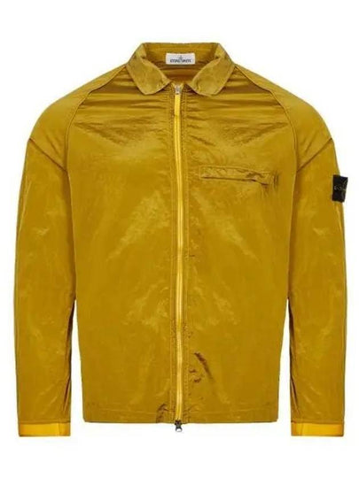 Nylon Metal Overshirt Zip-Up Jacket Yellow - STONE ISLAND - BALAAN 2