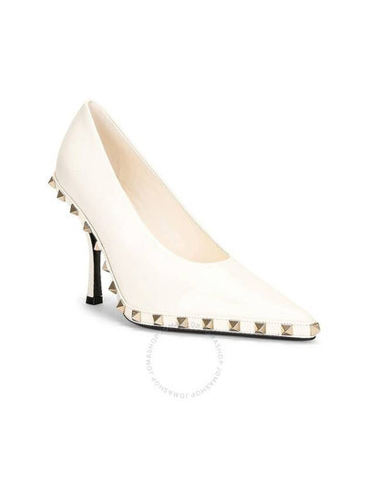 Valentino Garavani Rockstud Pointed-Toe Pumps, Brand Size 37 (US Size 7) - VALENTINO - BALAAN 2