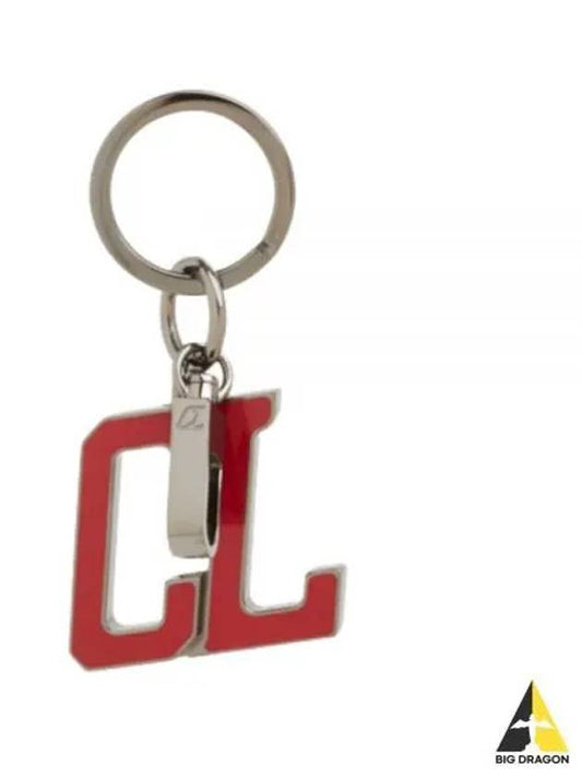 Happy Rui CL Logo Keyring Red - CHRISTIAN LOUBOUTIN - BALAAN 2