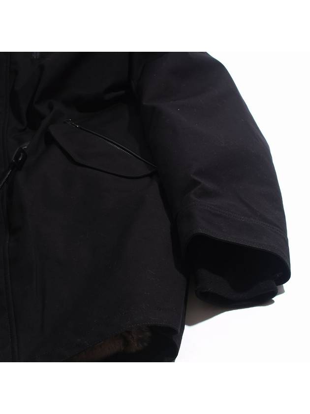 Men's Moritz MORITZ Fur Line Twill Parka Black - MACKAGE - BALAAN.