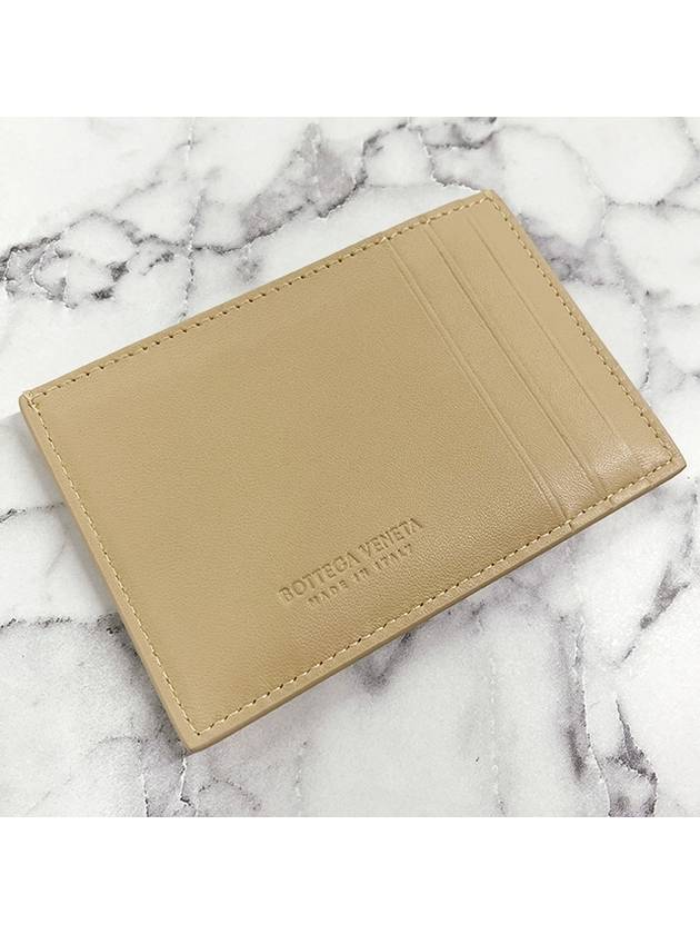 Intrecciato Leather Card Wallet Porridge - BOTTEGA VENETA - BALAAN 8