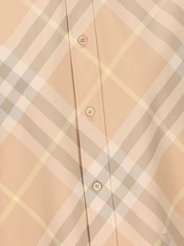 Vintage Check Cotton Long Sleeve Shirt Beige - BURBERRY - BALAAN 4