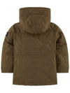 Kids Waffen Hooded Padded Jacket Khaki 691640634 V0054 - STONE ISLAND - BALAAN 3