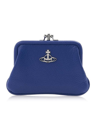 Women's Jordan Double Frame Coin Wallet Navy - VIVIENNE WESTWOOD - BALAAN 1