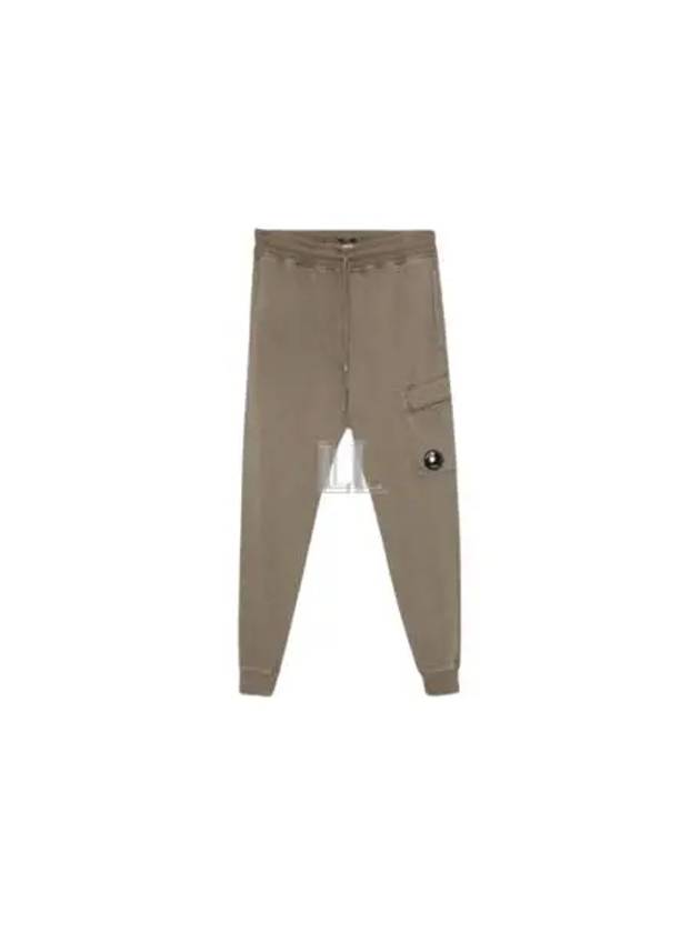 Brushed Emerized Diagonal Fleece Cargo Track Pants Beige - CP COMPANY - BALAAN 2