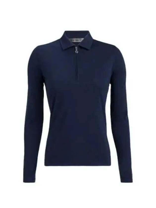 Women s Lightweight Tech Performance Fine Wool Long Sleeve Polo GLP000030 TWLT - G/FORE - BALAAN 1