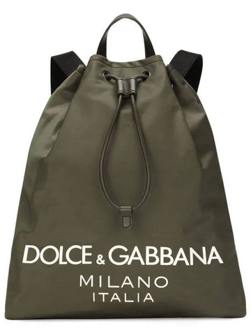 Dolce & Gabbana Backpack With Print - DOLCE&GABBANA - BALAAN 1