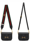 Horsebit 1955 Mini Cross Bag Black - GUCCI - BALAAN.