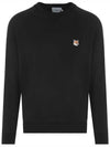 Fox Head Patch Classic Sweatshirt Black - MAISON KITSUNE - BALAAN 3