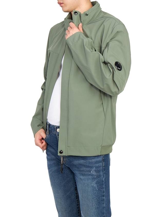 Shell R Lens Zip-Up Jacket Green - CP COMPANY - BALAAN 7