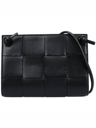 Intrecciato Cassette Mini Cross Bag Black - BOTTEGA VENETA - BALAAN 2