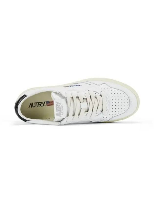 Medalist Black Tab Low Top Sneakers White - AUTRY - BALAAN 4