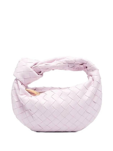 Jodie Intrecciato Small Tote Bag Purple - BOTTEGA VENETA - BALAAN 1