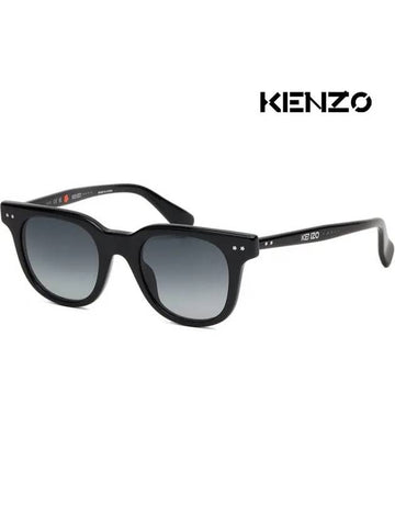 Sunglasses KZ40167I 01B Black Horn Rim Square - KENZO - BALAAN 1