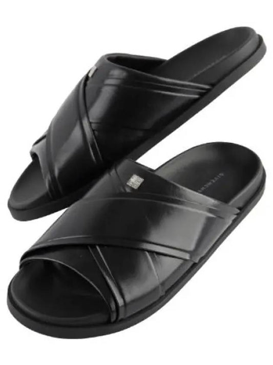 slide flat sandals men slippers - GIVENCHY - BALAAN 1