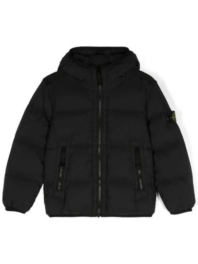 Kids Seamless Tunnel Nylon Down Padding Black - STONE ISLAND - BALAAN 2