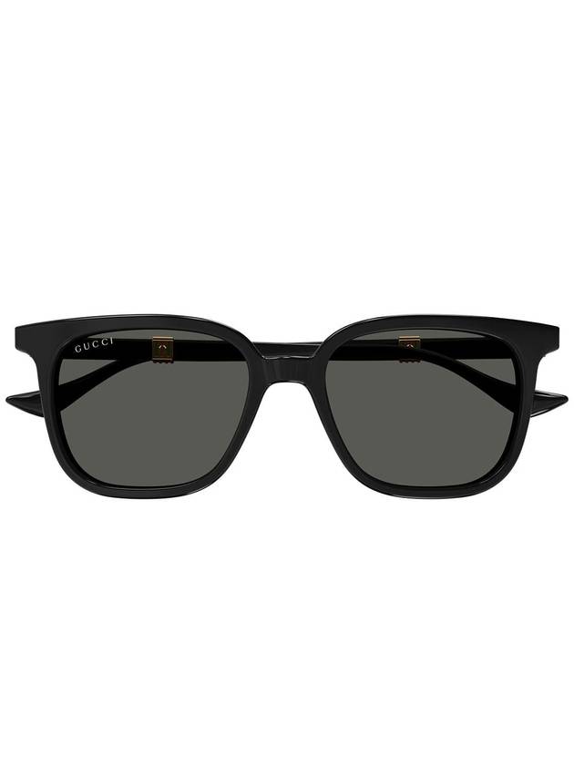 Square Frame Sunglasses Black - GUCCI - BALAAN 2