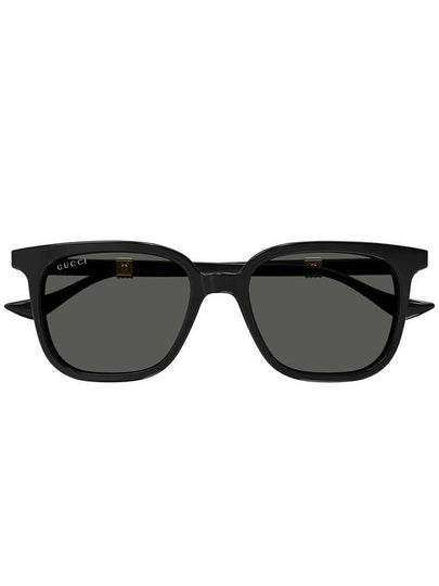 Square Frame Sunglasses Black - GUCCI - BALAAN 2