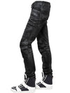 17cm weaving biker jeans black - BALMAIN - BALAAN 2