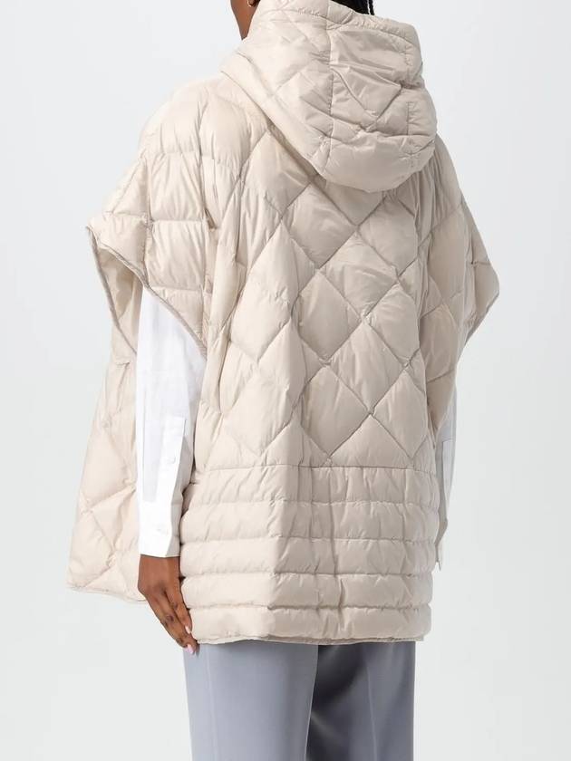 Treman Zip-Up Padded Cape Ivory - MAX MARA - BALAAN 7