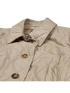 Diamond Quilted Thermoregulated Jacket New Chino Beige - BURBERRY - BALAAN 8