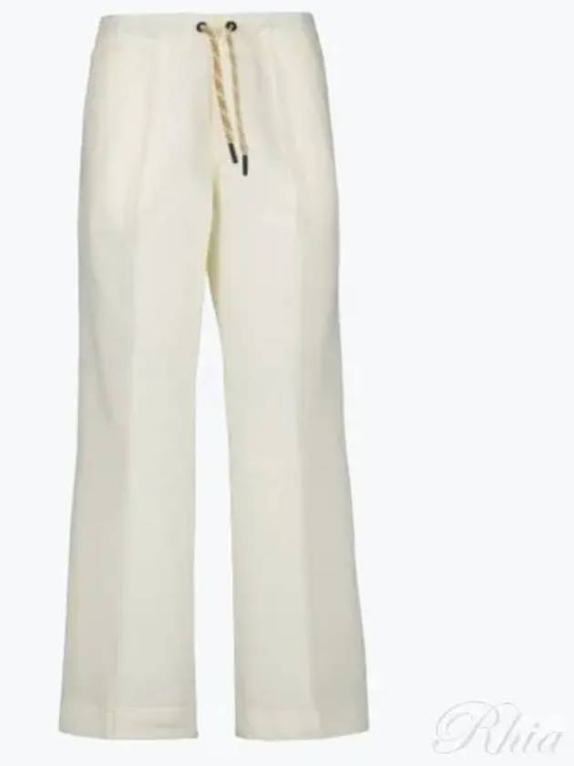 Grenoble Logo Track Pants Off White - MONCLER - BALAAN 2